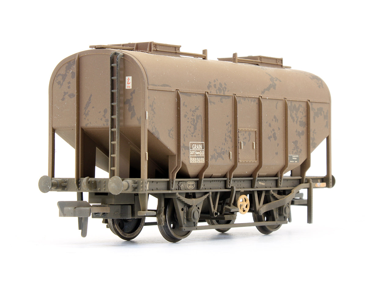 Pre-Owned 21 Ton Grain Hopper BR Bauxite (Late) - Weathered