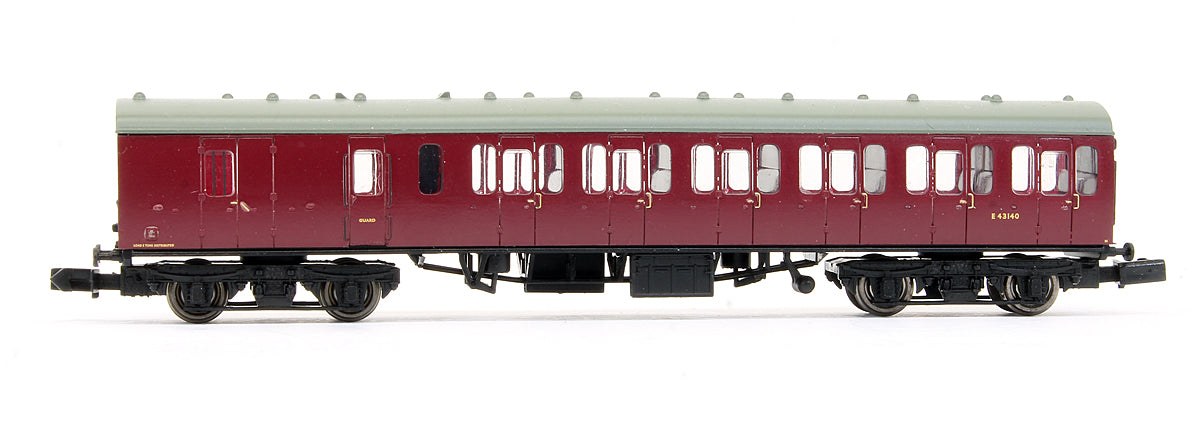 Pre-Owned MK1 Suburban Brake End Coach BR Crimson 'M 43140'