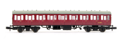 Pre-Owned MK1 Suburban Compartment 2nd Coach BR Crimson 'M 46081'
