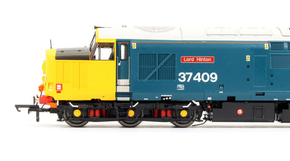 Pre-Owned Class 37/4 37409 'Lord Hinton' BR Blue Large Logo Diesel Locomotive