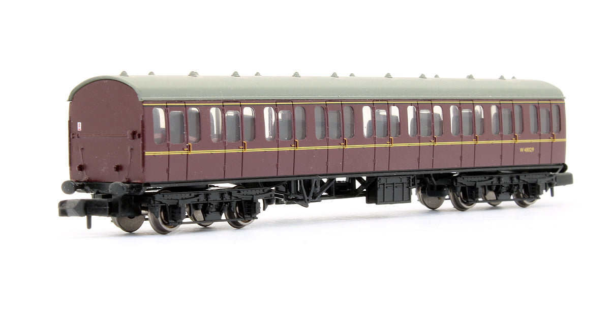 Pre-Owned MK1 57ft Suburban Open 2nd Maroon Coach 'W 48029'