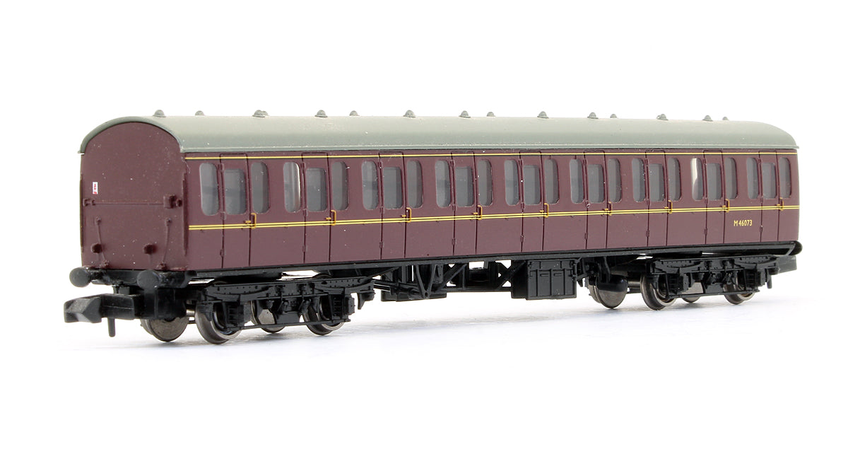 Pre-Owned MK1 57ft Suburban Compartment 2nd Maroon Coach 'W 46073'