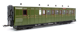 Lynton & Barnstaple Brake Composite Southern SR Olive Green 6993 1924-1935 DCC Fitted