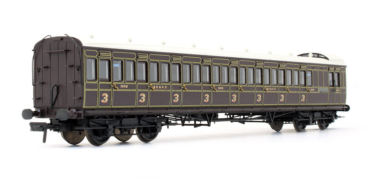 Pre-Owned 39-620 SE&CR Dark Lake 60' Birdcage Brake Third Coach '1182'