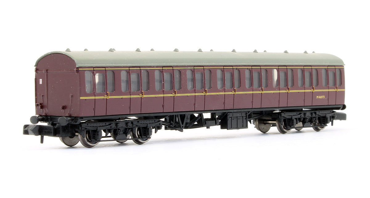 Pre-Owned MK1 57ft Suburban Compartment 2nd Maroon Coach 'W 46073'