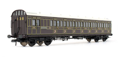 Pre-Owned 39-620 SE&CR Dark Lake 60' Birdcage Brake Third Coach '1182'