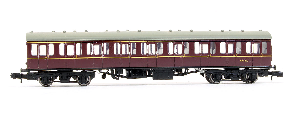 Pre-Owned MK1 57ft Suburban Compartment 2nd Maroon Coach 'W 46073'