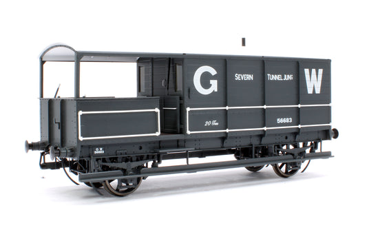 Great Western Toad Brake Van Diagram AA15 Grey 56683