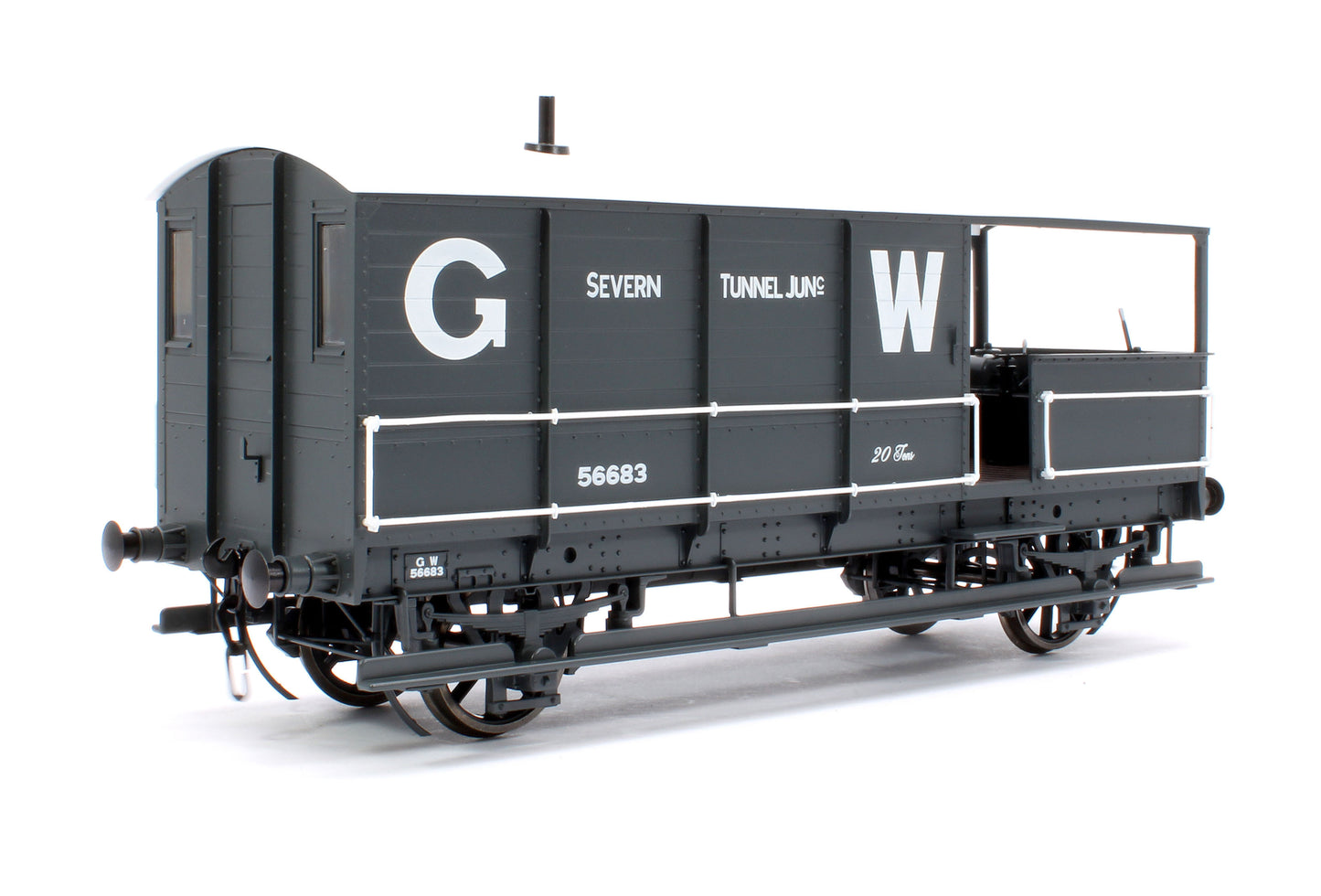 Great Western Toad Brake Van Diagram AA15 Grey 56683