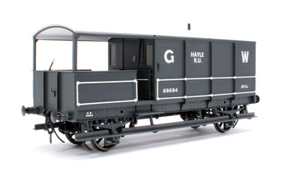 Great Western Toad Brake Van Diagram AA15 Grey 68684