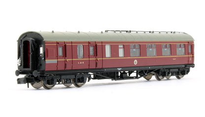 Pre-Owned Stanier Brake Third Coach LMS Crimson Lake '5810'