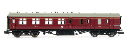 Pre-Owned Stanier Brake Third Coach LMS Crimson Lake '5810'