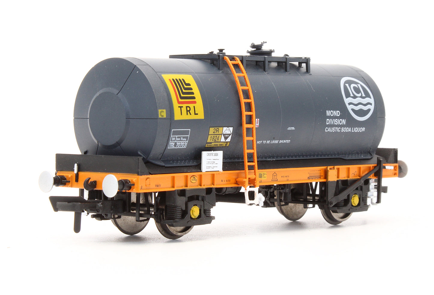 Pre-Owned OO-TUA-003 TUA Caustic Soda / Clay Slurry Tank Wagon ICI TRL 70703