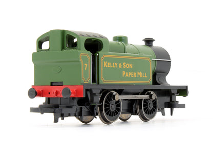 RailRoad 'Kelly & son Paper Mill' No.7 Steam Locomotive