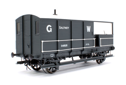 Great Western Toad Brake Van Diagram AA19 Grey 114925