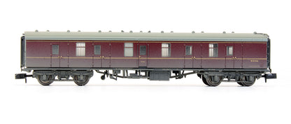 Pre-Owned BR Maroon Mk1 Full Brake Coach 'W81266' - Weathered
