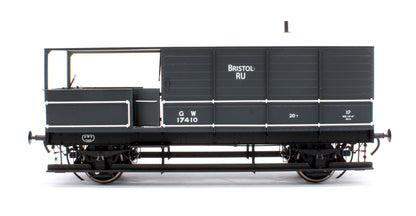 Great Western Toad Brake Van Diagram AA21 Grey 17410