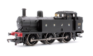 RailRoad Class 3F 'Jinty' 0-6-0 S&DJR Black No. 25 Steam Locomotive