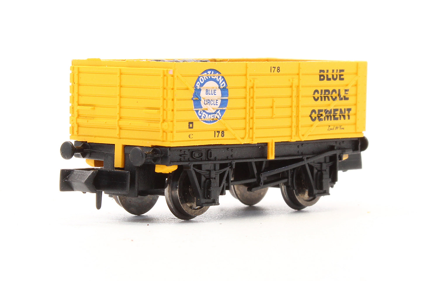 Pre-Owned 2F-071-054 7 Plank Wagon Blue Circle Cement No.178