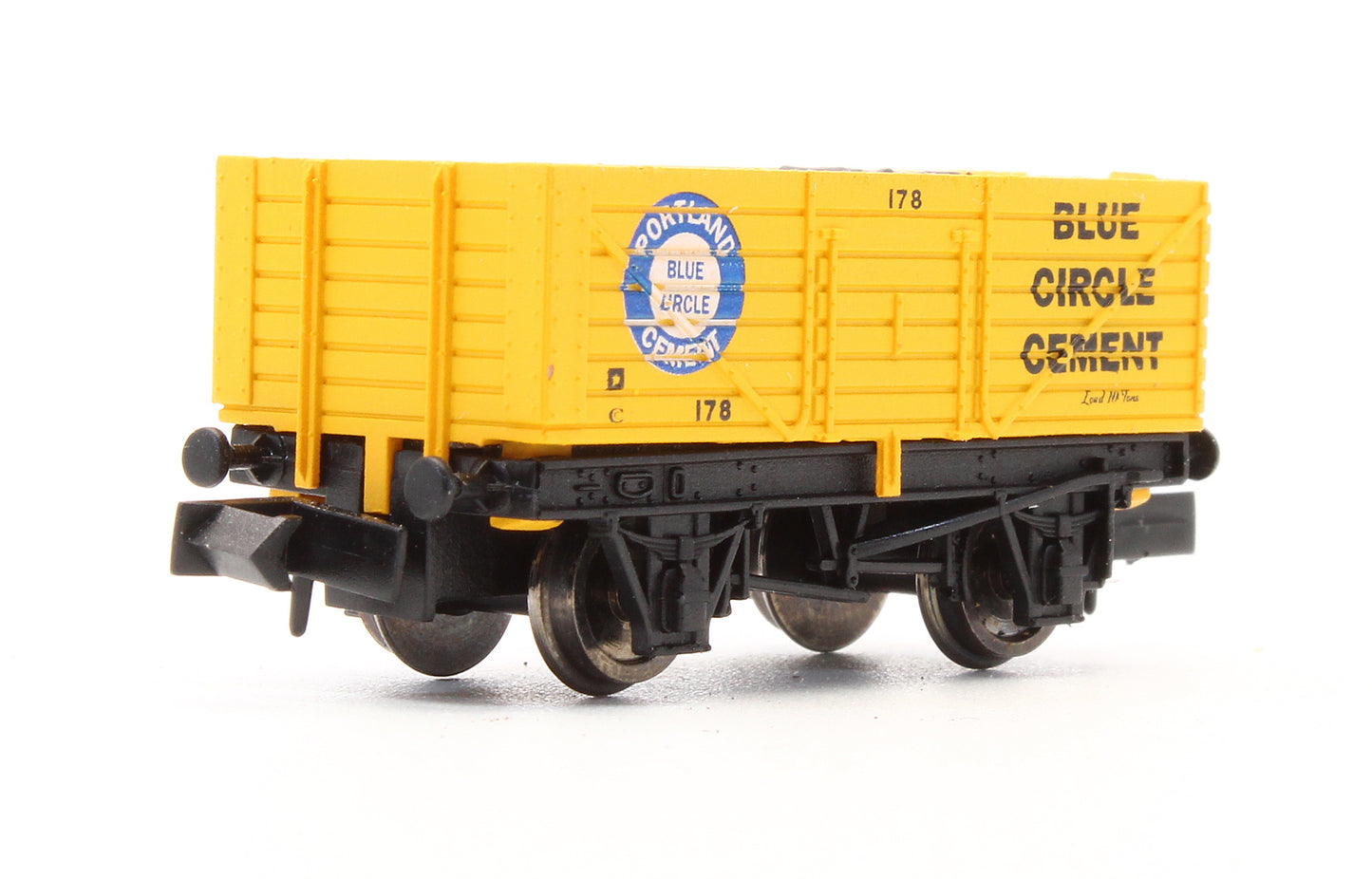 Pre-Owned 2F-071-054 7 Plank Wagon Blue Circle Cement No.178