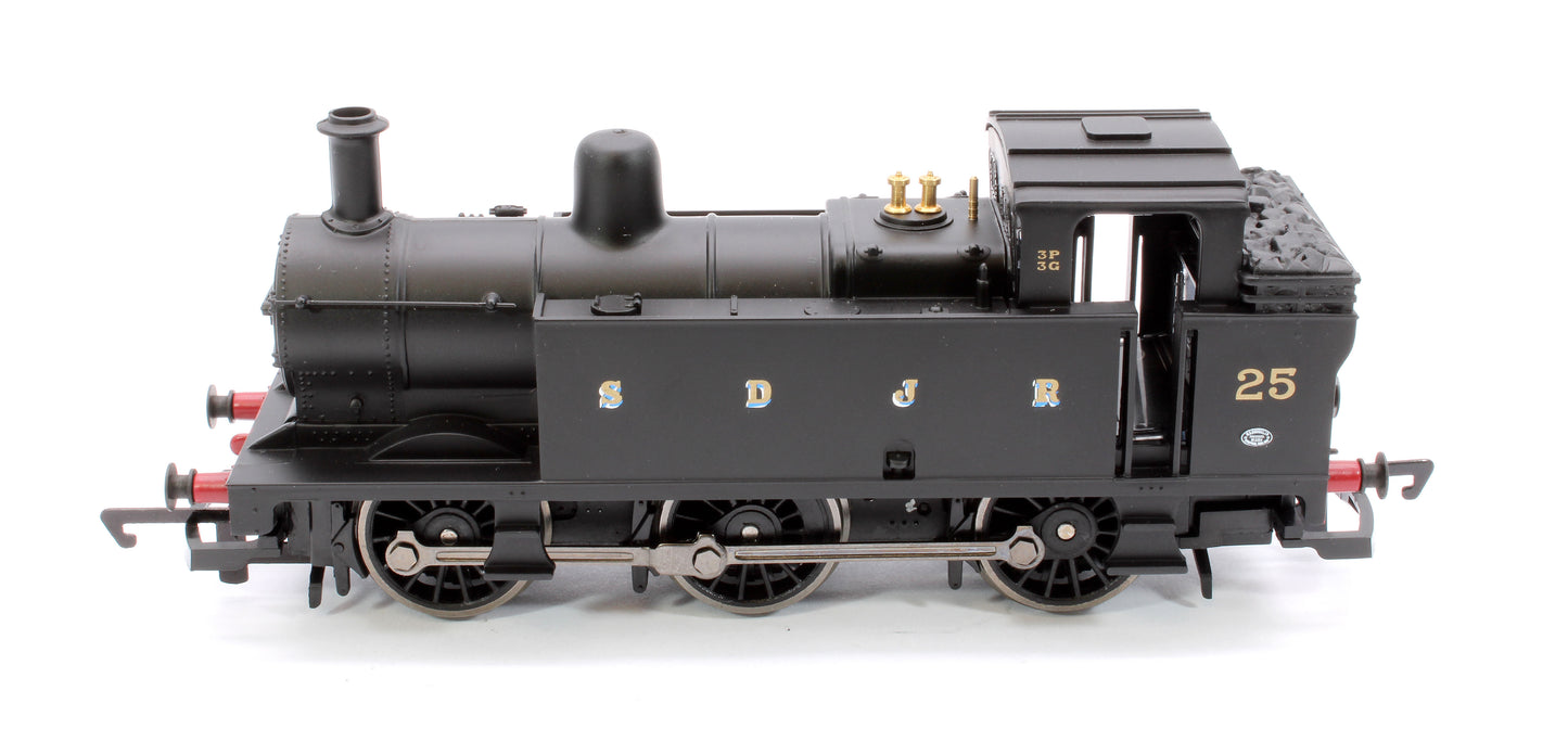 RailRoad Class 3F 'Jinty' 0-6-0 S&DJR Black No. 25 Steam Locomotive