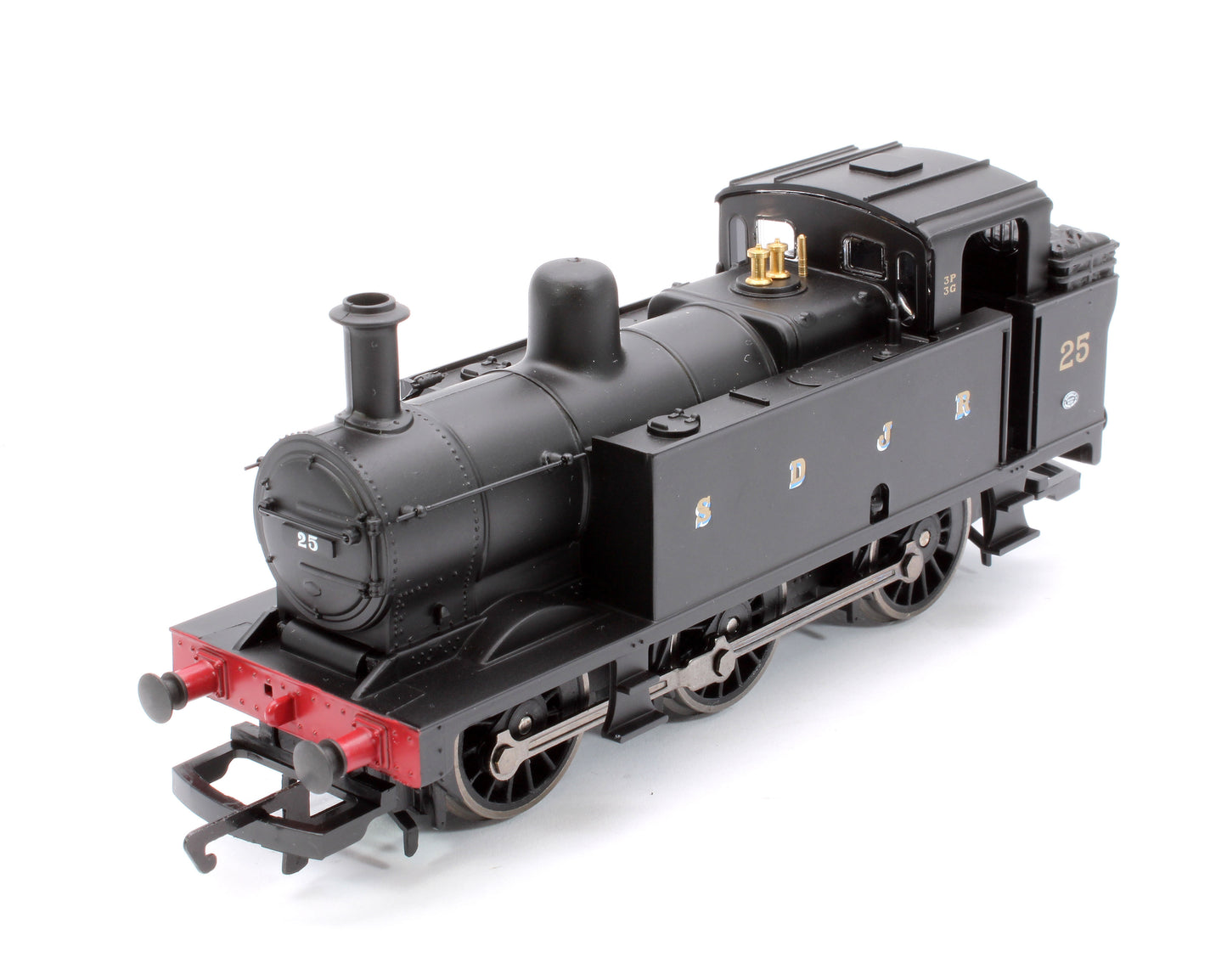 RailRoad Class 3F 'Jinty' 0-6-0 S&DJR Black No. 25 Steam Locomotive