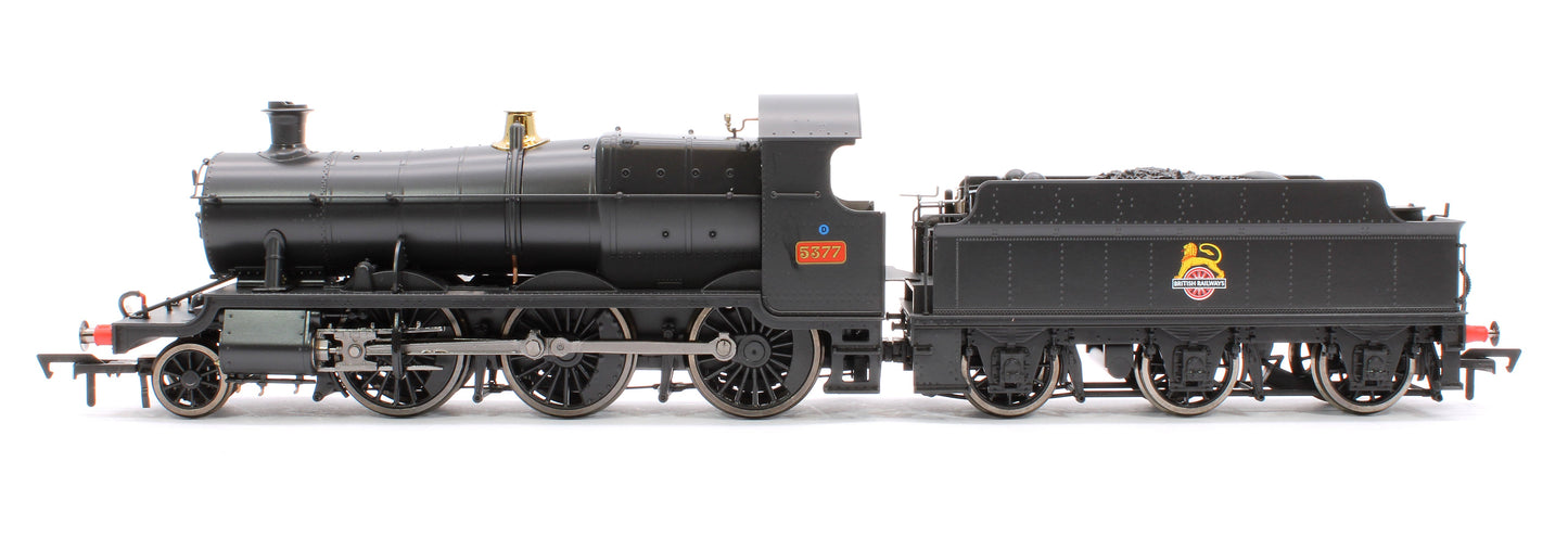 Pre-Owned GWR 43xx 2-6-0 Mogul 5377 BR Black Early Crest Steam Locomotive
