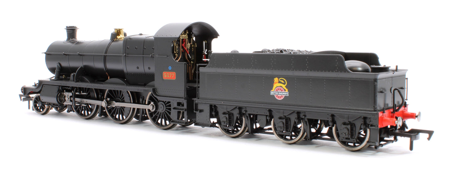 Pre-Owned GWR 43xx 2-6-0 Mogul 5377 BR Black Early Crest Steam Locomotive