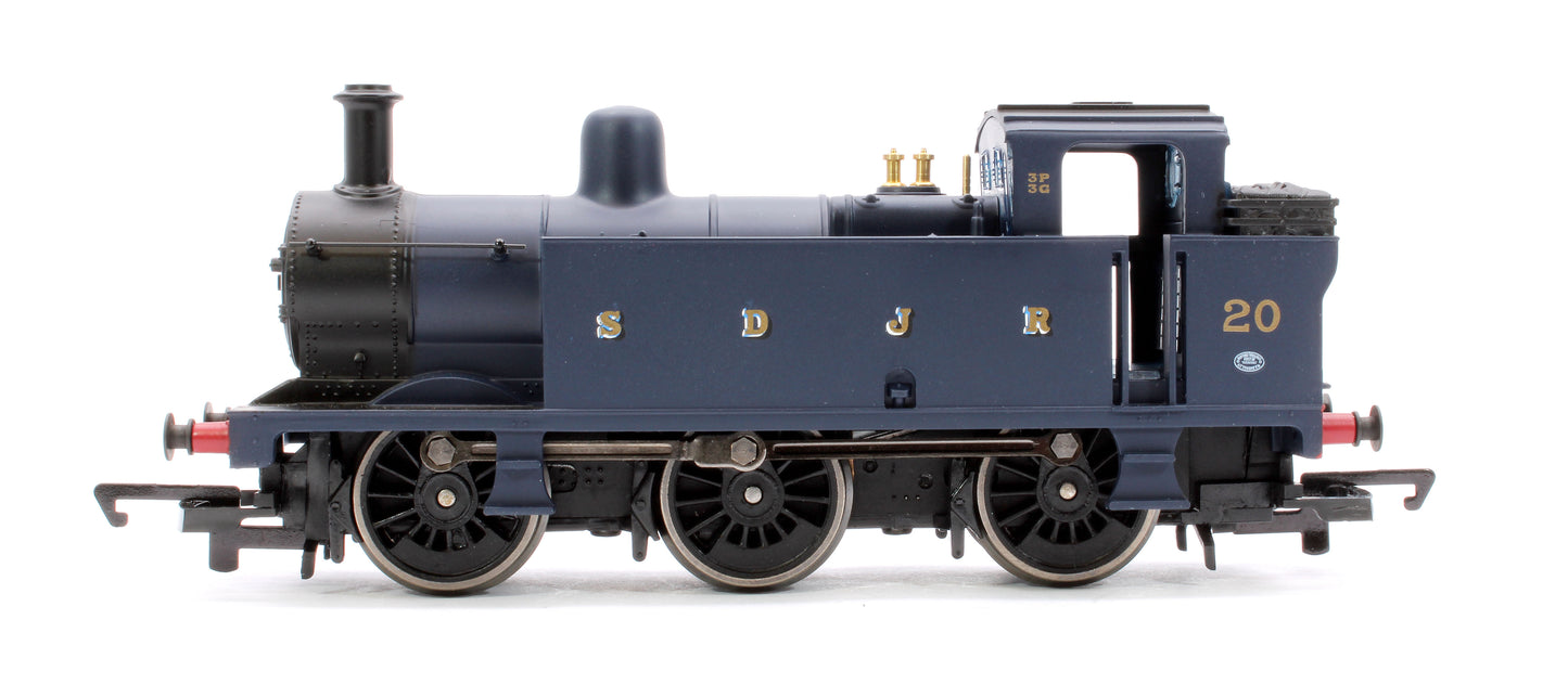 RailRoad Class 3F 'Jinty' 0-6-0 S&DJR Blue No. 20 Steam Locomotive