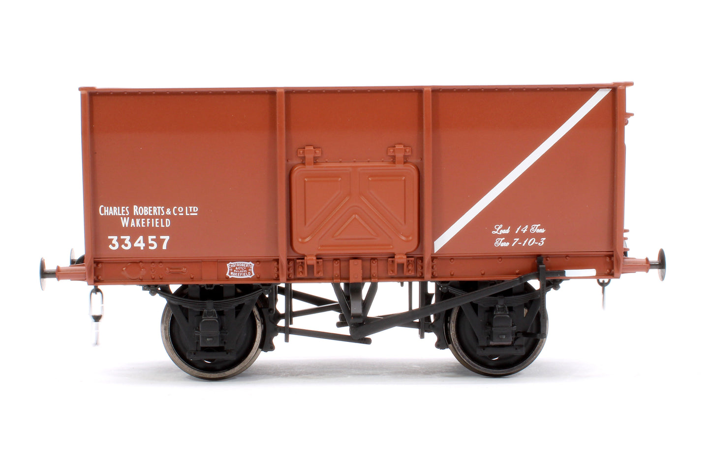 14T Slope Sided Mineral Wagon Bauxite 33457 Charles Roberts & Co.