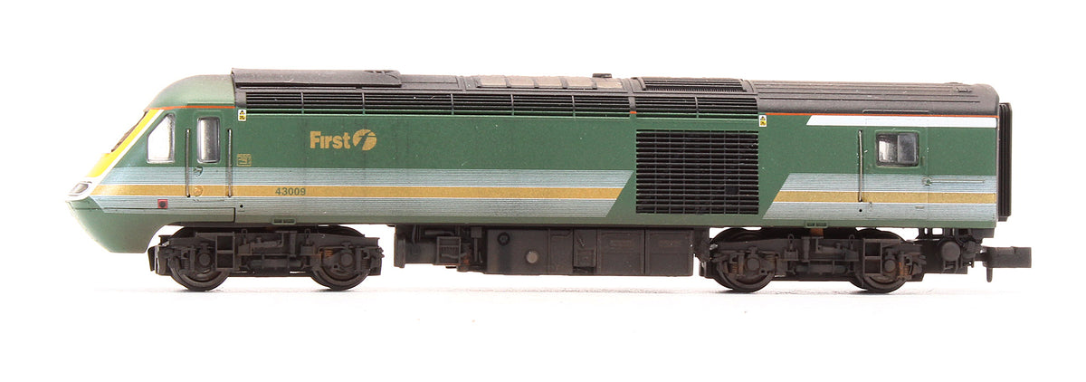Pre-Owned 2D-019-011 Class 43 HST First Great Western (Fag Packet) 4 Car Bookset Custom Weathered - DCC Fitted