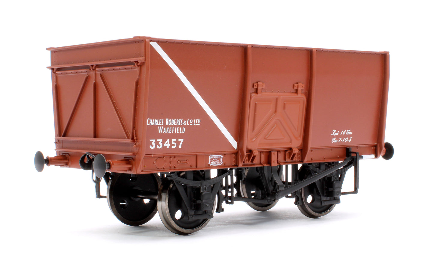 14T Slope Sided Mineral Wagon Bauxite 33457 Charles Roberts & Co.