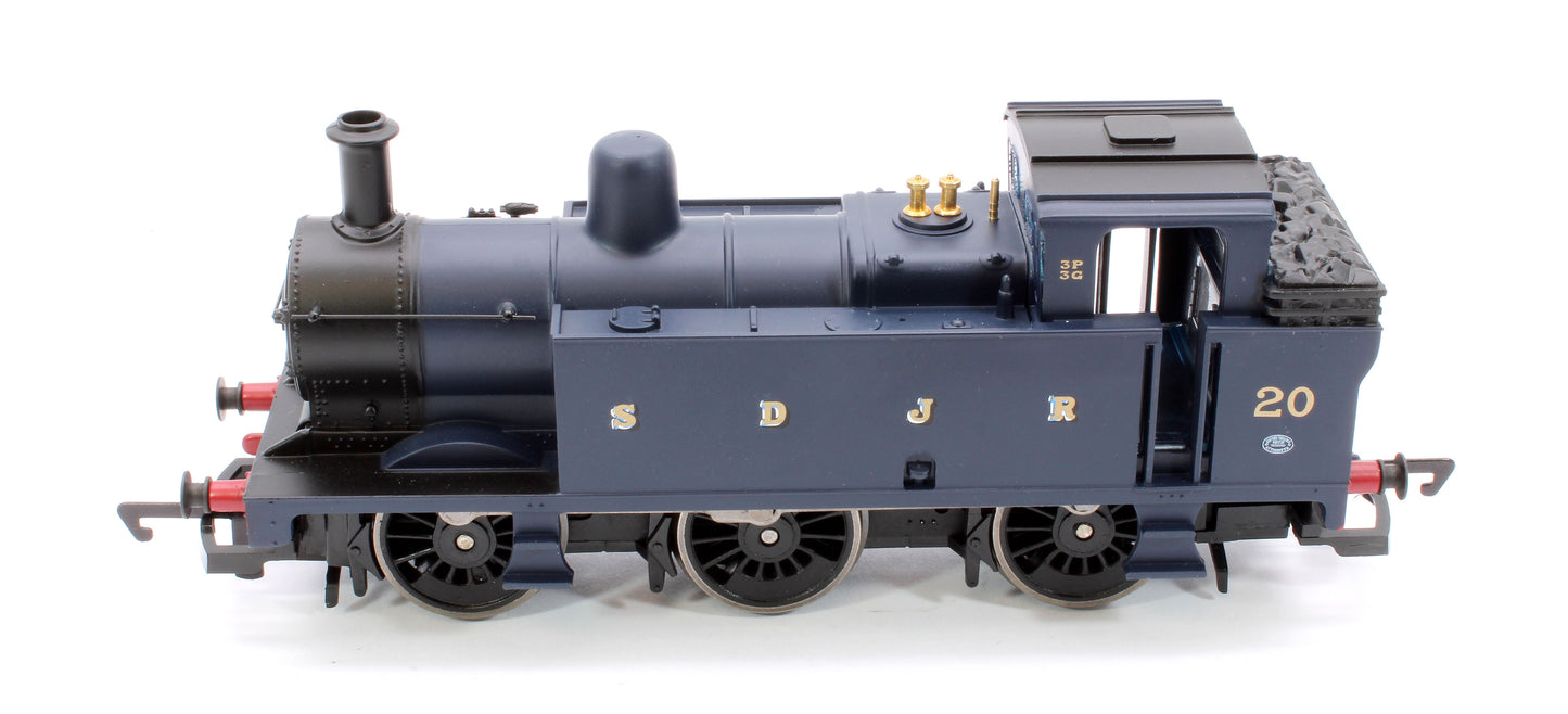 RailRoad Class 3F 'Jinty' 0-6-0 S&DJR Blue No. 20 Steam Locomotive