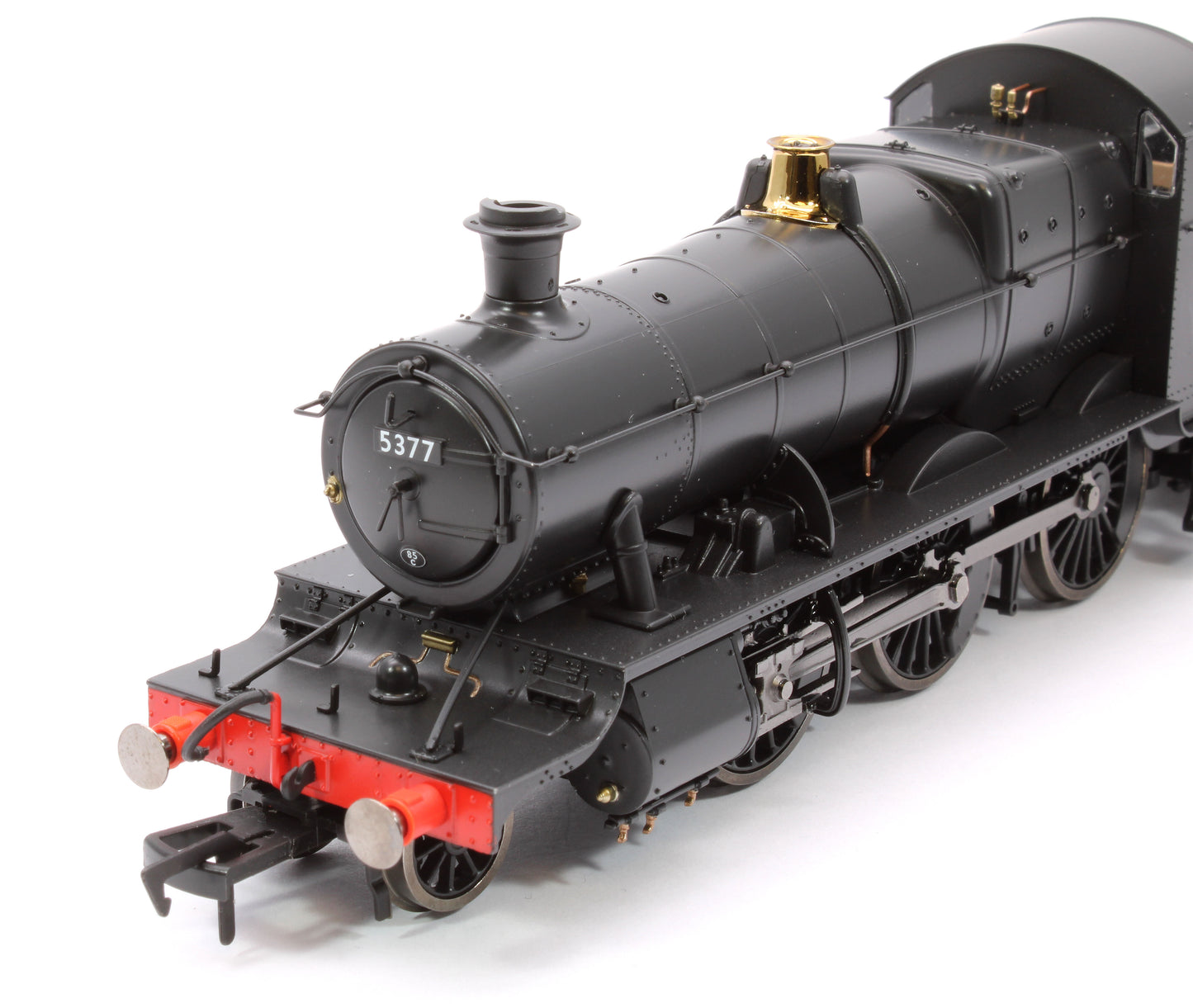 GWR 43xx 2-6-0 Mogul 5377 BR Black Early Crest Steam Locomotive - DCC Sound