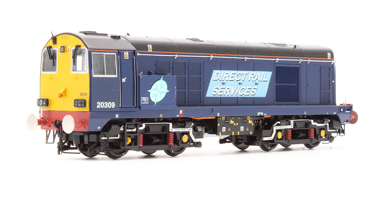 Pre-Owned 35-127 Class 20/3 20309 Direct Rail Services Compass Blue Locomotive - Renumbered