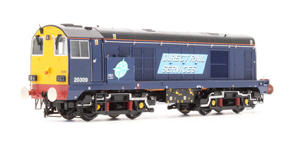Pre-Owned 35-127 Class 20/3 20309 Direct Rail Services Compass Blue Locomotive - Renumbered