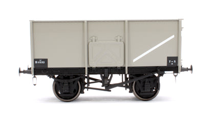 14T Slope Sided Mineral Wagon BR Grey B11532