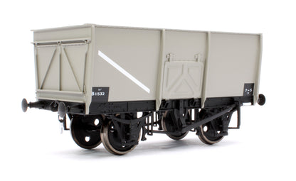 14T Slope Sided Mineral Wagon BR Grey B11532