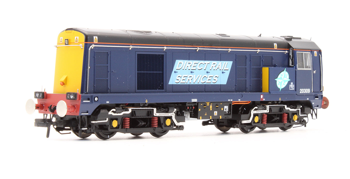 Pre-Owned 35-127 Class 20/3 20309 Direct Rail Services Compass Blue Locomotive - Renumbered