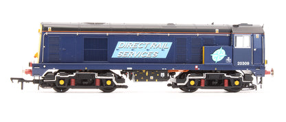 Pre-Owned 35-127 Class 20/3 20309 Direct Rail Services Compass Blue Locomotive - Renumbered