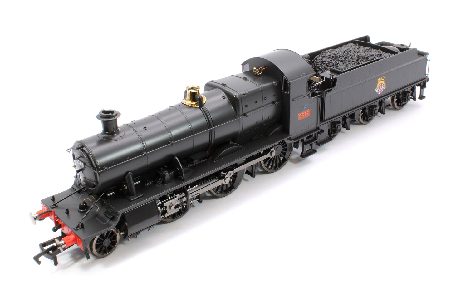 GWR 43xx 2-6-0 Mogul 5377 BR Black Early Crest Steam Locomotive - DCC Fitted