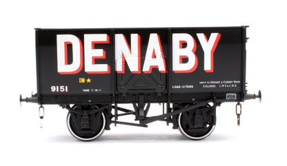 14T Slope Sided Mineral Wagon Black 9151 Denaby