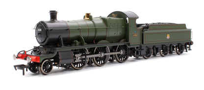 GWR 43xx 2-6-0 Mogul 4358 BR Lined Green Early Crest Steam Locomotive - DCC Fitted