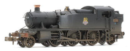 S2103-04W Bespoke Weathered Class 5101 Large Prairie British Railways BR Black (Early Crest) 2-6-2 Tank Locomotive No.5199