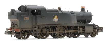 S2103-04W Bespoke Weathered Class 5101 Large Prairie British Railways BR Black (Early Crest) 2-6-2 Tank Locomotive No.5199