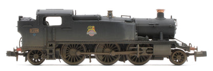 S2103-04W Bespoke Weathered Class 5101 Large Prairie British Railways BR Black (Early Crest) 2-6-2 Tank Locomotive No.5199