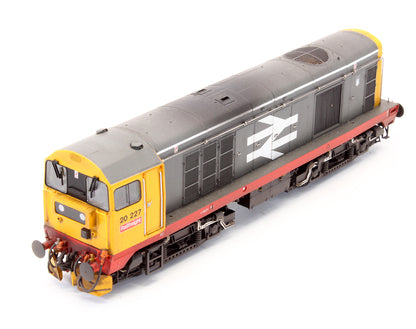 Pre-Owned 35-357 Class 20/0 Headcode Box 20227 BR Railfreight (Red Stripe) Diesel Locomotive - Custom Weathered - DCC Fitted