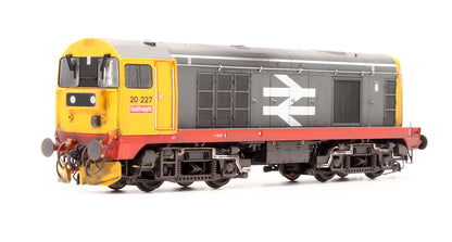 Pre-Owned 35-357 Class 20/0 Headcode Box 20227 BR Railfreight (Red Stripe) Diesel Locomotive - Custom Weathered - DCC Fitted