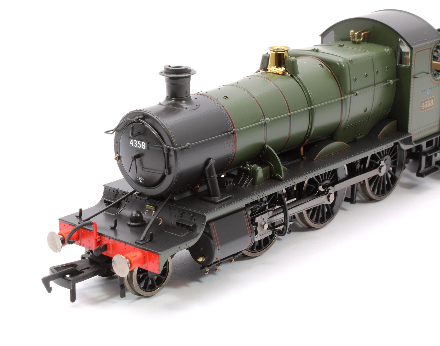 GWR 43xx 2-6-0 Mogul 4358 BR Lined Green Early Crest Steam Locomotive