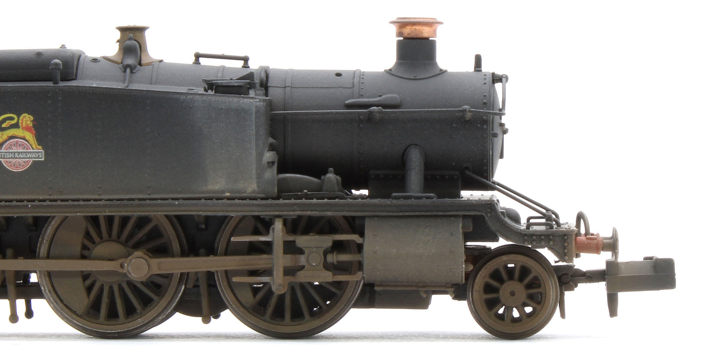 S2103-04W Bespoke Weathered Class 5101 Large Prairie British Railways BR Black (Early Crest) 2-6-2 Tank Locomotive No.5199